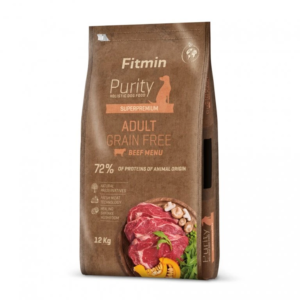 fitmin purity adult beef grain free krmivo pre psov