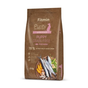 fitmin dog purity gf puppy fish 2 kg